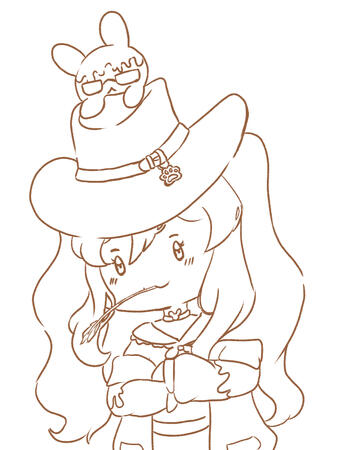 i am cowboy -lineart